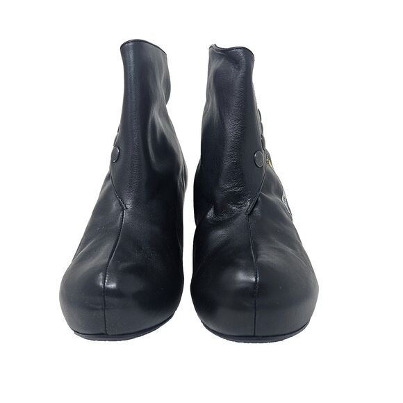 CHANII B Ankle Boot Carpe Diem Black Tattoo 41 Leather Limited Edition Glam Rock - Picture 8 of 16